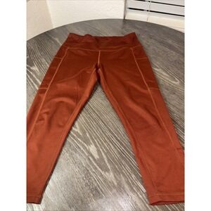 Z by Zella‎ Women's Size Large Blue Mid-Rise Pull On Leggings with Pockets